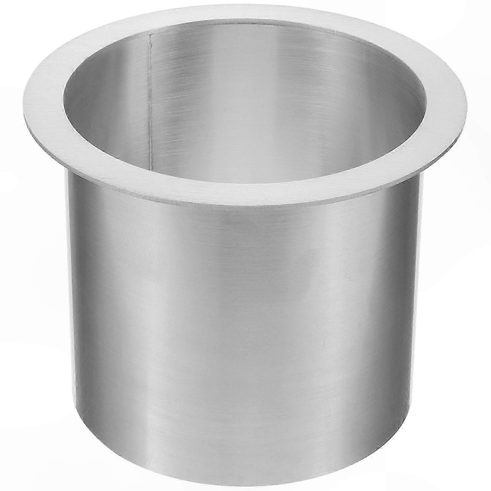 Round Stainless Steel Trash Chute Grommet for Countertop Installation