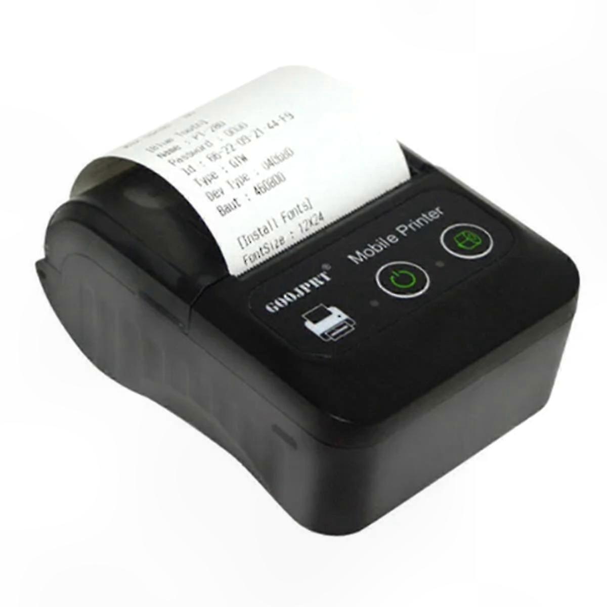 Portable Bluetooth Thermal Printer for POS Systems with EU Plug