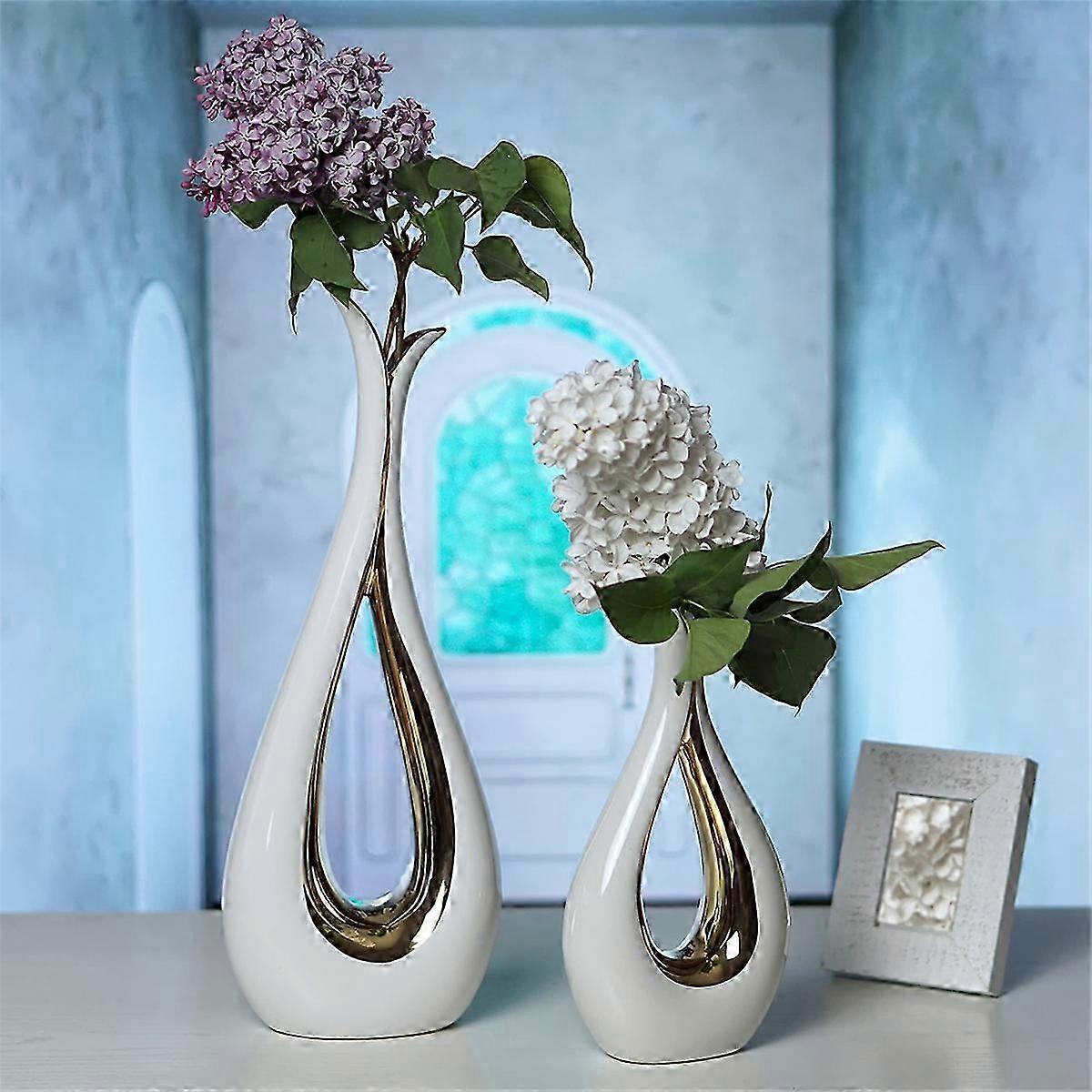 Ceramic Decorative Vases, Set of 2,Nordic, Modern, Minimalist Design