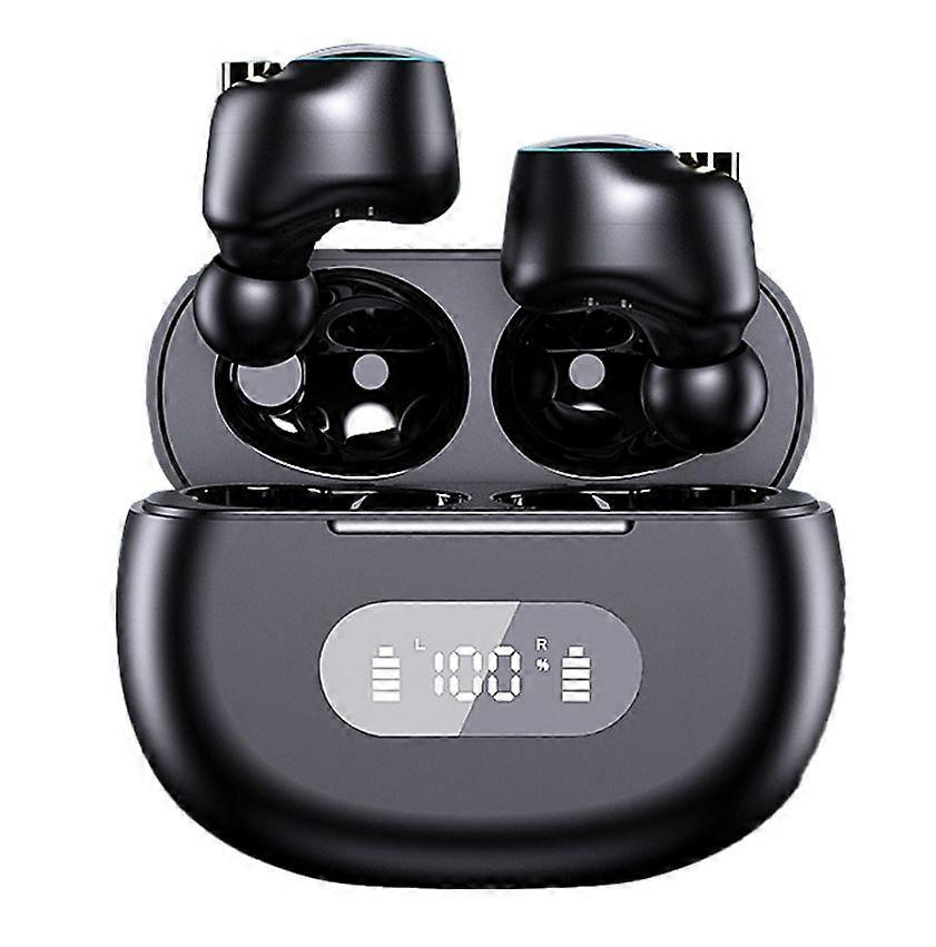 Wireless Earbuds, Bluetooth 5.2 Headphones with LED Display, Mini Earbuds ,for Running Sport Gym(Black)
