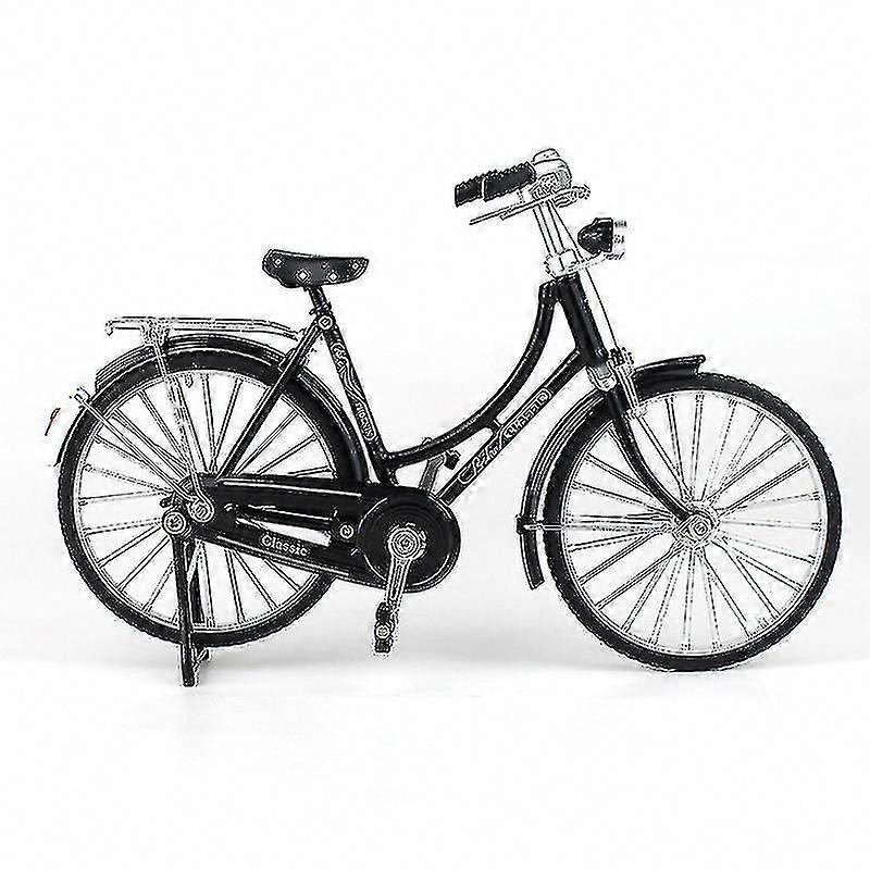 1:10 Aliaj clasic retro bicicletă model ornament pentru colecționari