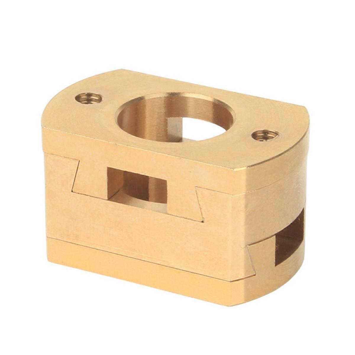 18mm Oldham Coupling Z- Brass T8 Screw Coupler Z- Screw Hot Bed for 3 V2 CR10 CR10S Pro 3D Printer 1PCS