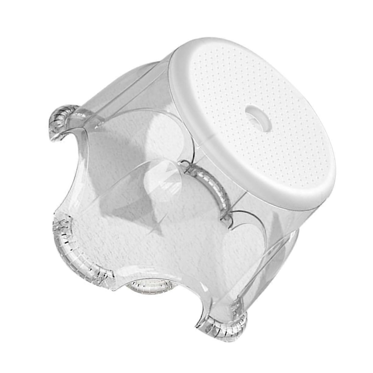 Multi Purpose Slip Shower Stool, Compact Toilet Footstool For Bathroom, Sturdy Foot Stool For Easy Mobility For Adults
