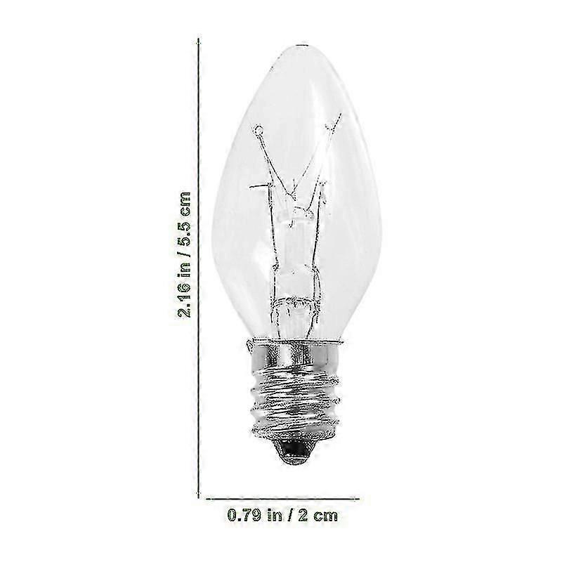 互換性電球互換性電気窓キャンドルランプ-10pcsホーム互換性電球、C7電球E12電球