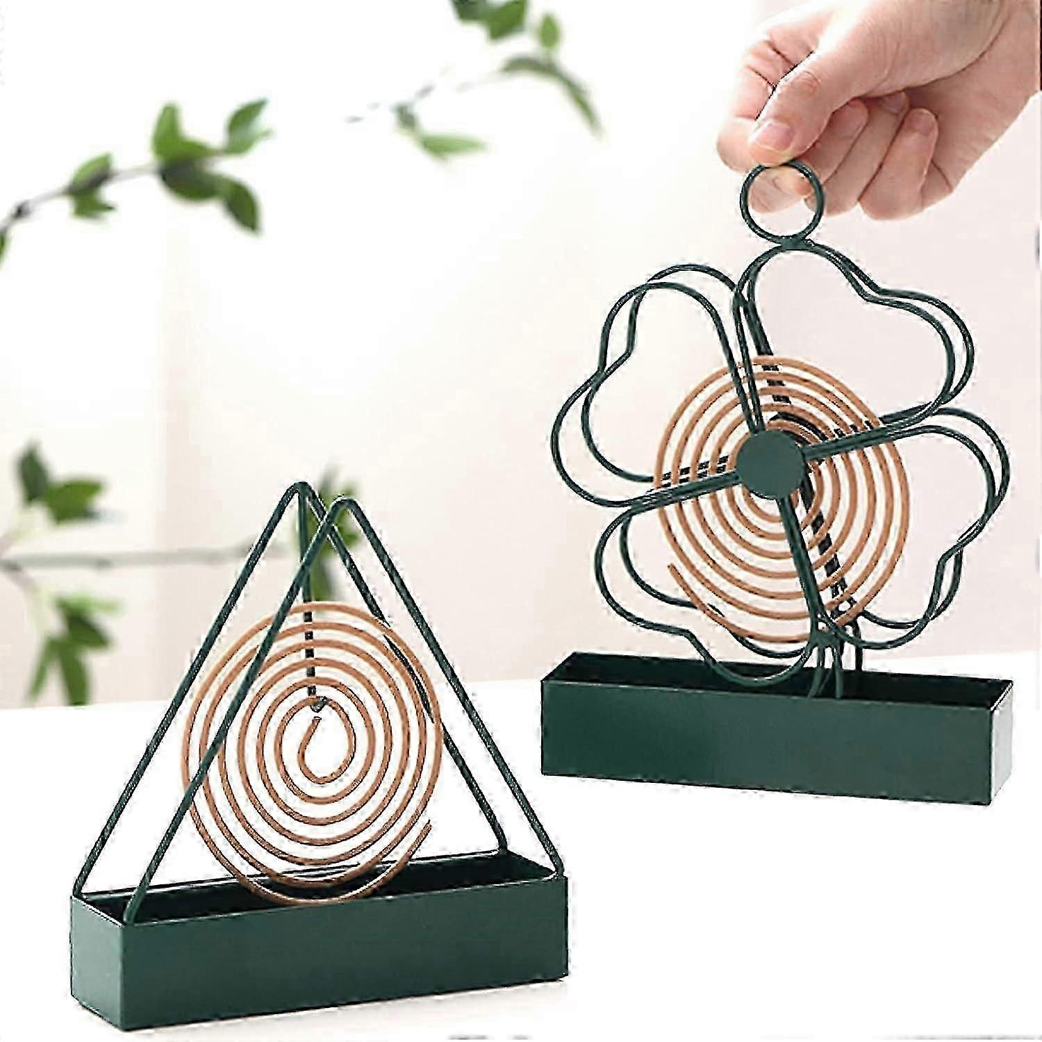 Creative Mosquito Coil Holder Metal Table Decoration Banquet Decor