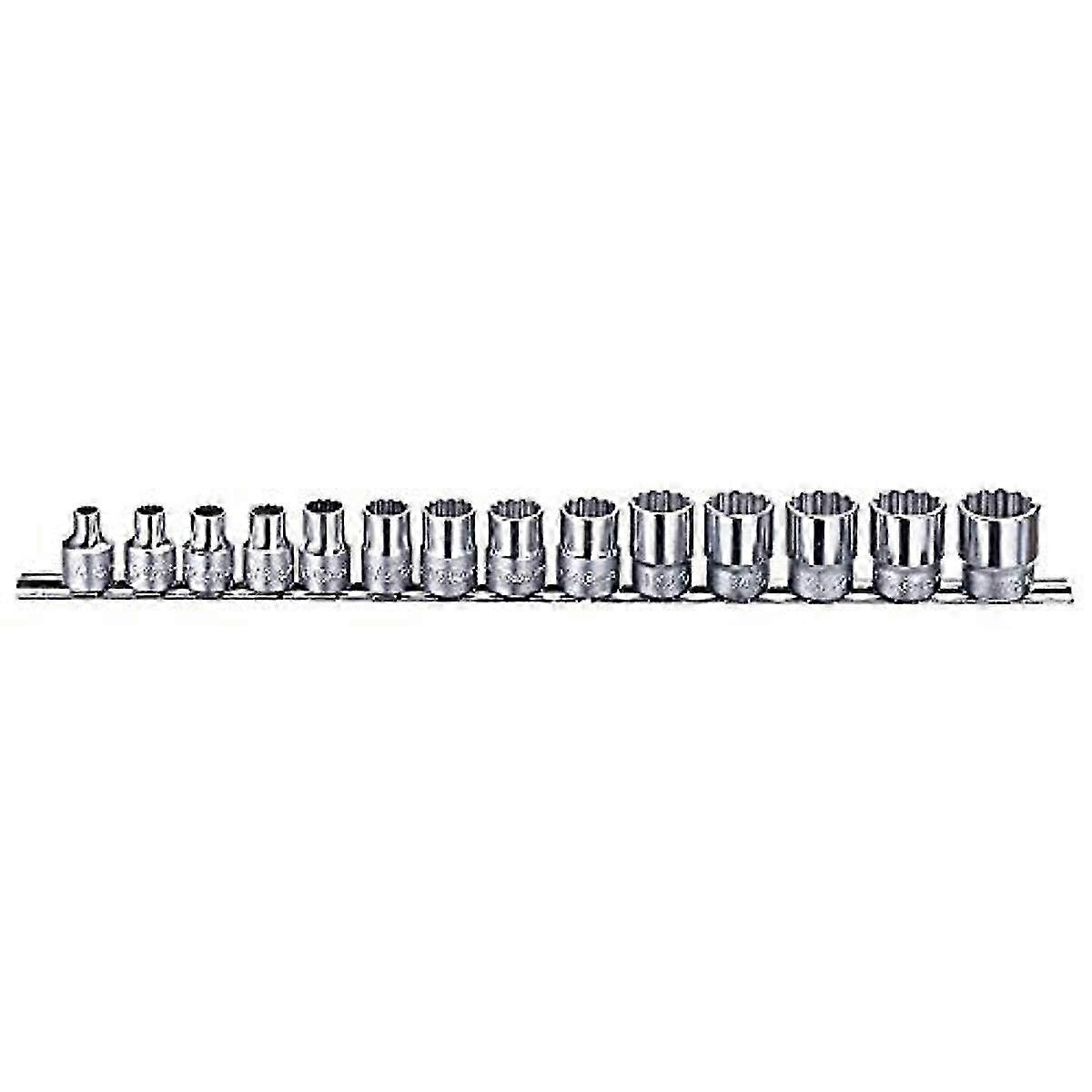 14 Piece 3/8' Dr. SAE Hand Socket Set (12Point) TW314S 2025