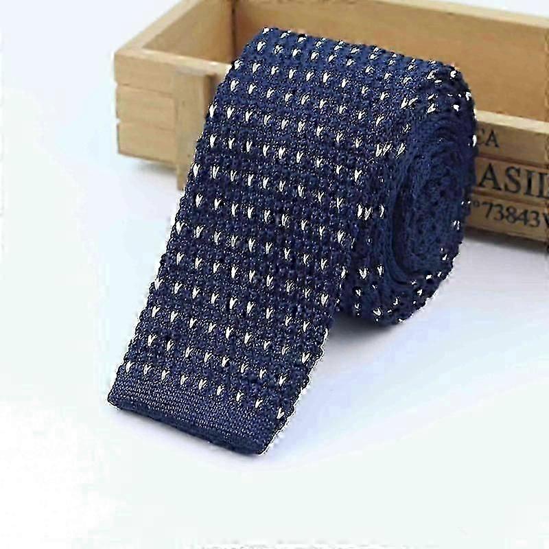 Herr Stickat Stickat Fritid Randig slips Mode Mager Smal Smal hals Slipsar För Män Mager Vävd Designer Kravatten