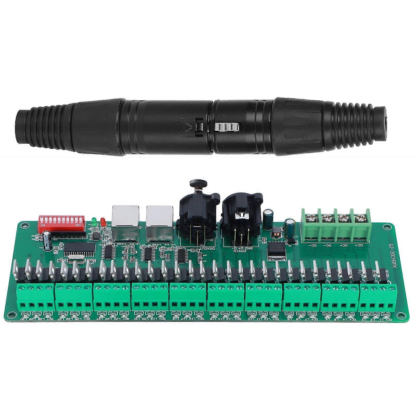 30CH DMX512 Constant Decoder LED Controller Decoder for LED Strip Light Stage Bar Supplies 5-24V