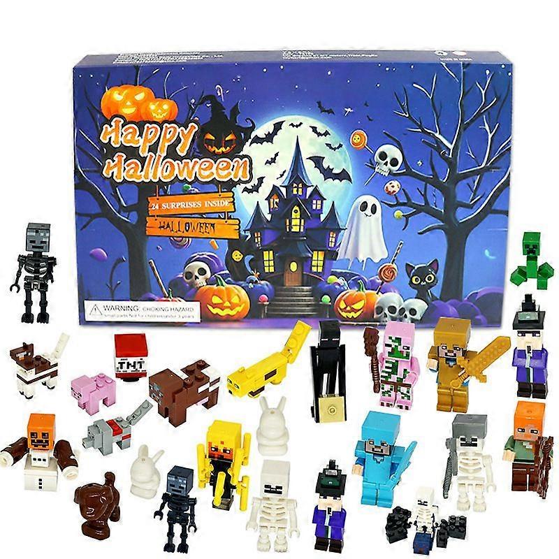 2025 Halloween Blind Box Series Hole-Tearable Box Halloween 24-Day Countdown Calendar