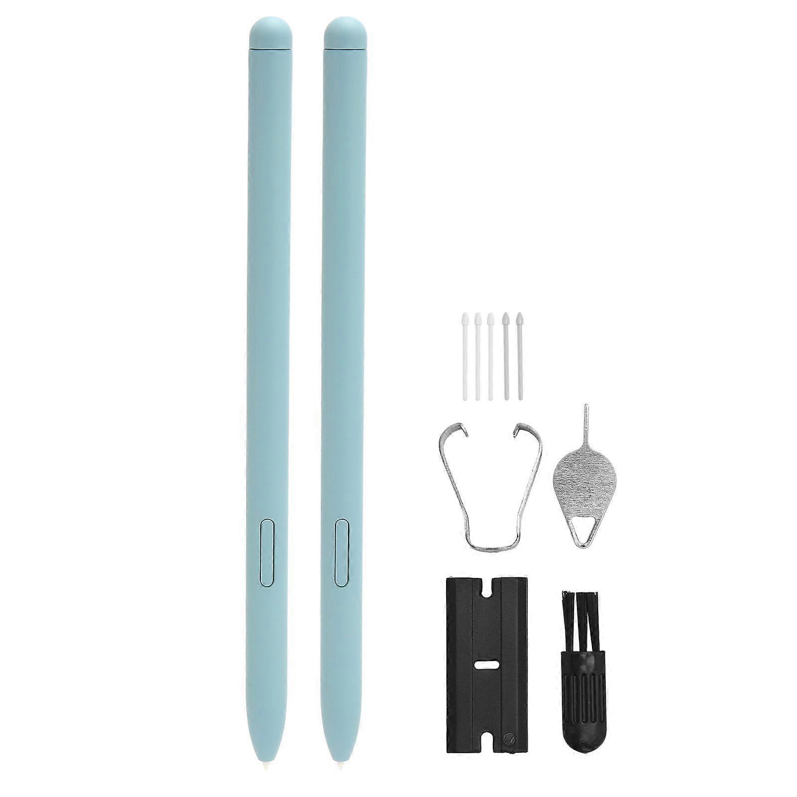2 Pcs Stylus Touch Pen for Galaxy Tab S6 Lite High Sensitivity Tablet Computer Pen Replacement with Tip Blue