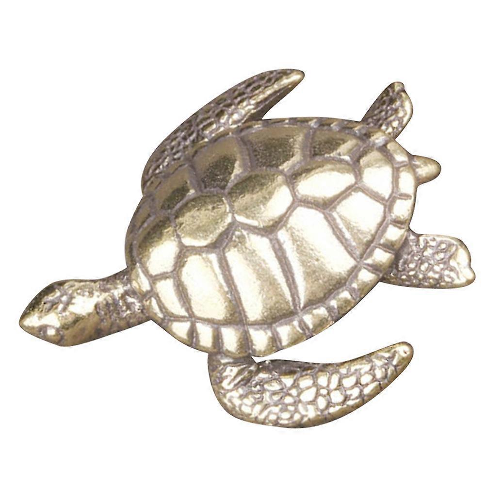 Brass Turtle Ornament for Home Use 4Pcs Decorative Tortoise Statue