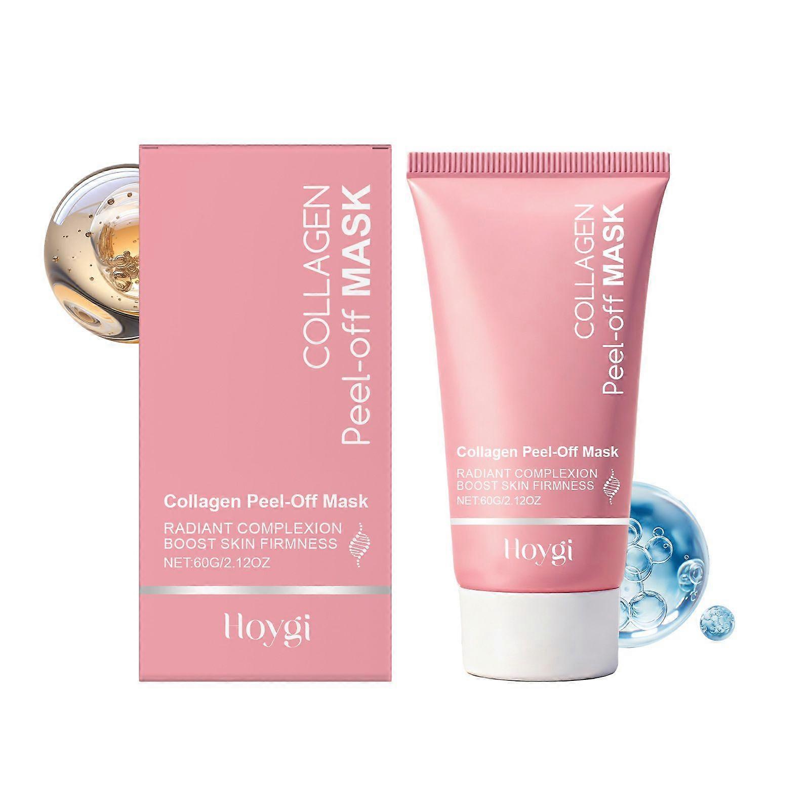 Collagen Overnight Peel-Off Mask, Collagen Night Mask, Collagen Face Mask Overnight, Boosts Elasticity, Reduces Sagging & Dullness