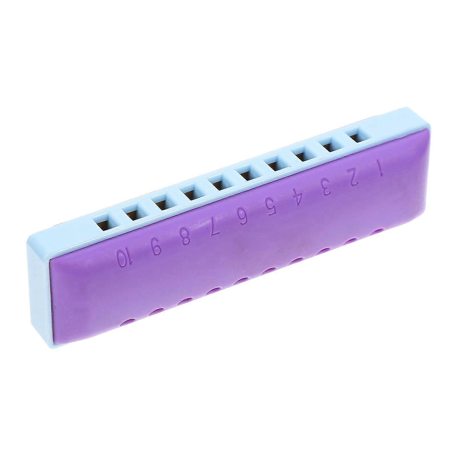 Kids Harmonicas 10 Holes Perfect For Performance Include Storage Box Designed For Adults Beginners And Children With Rectangular Shape 1 Set