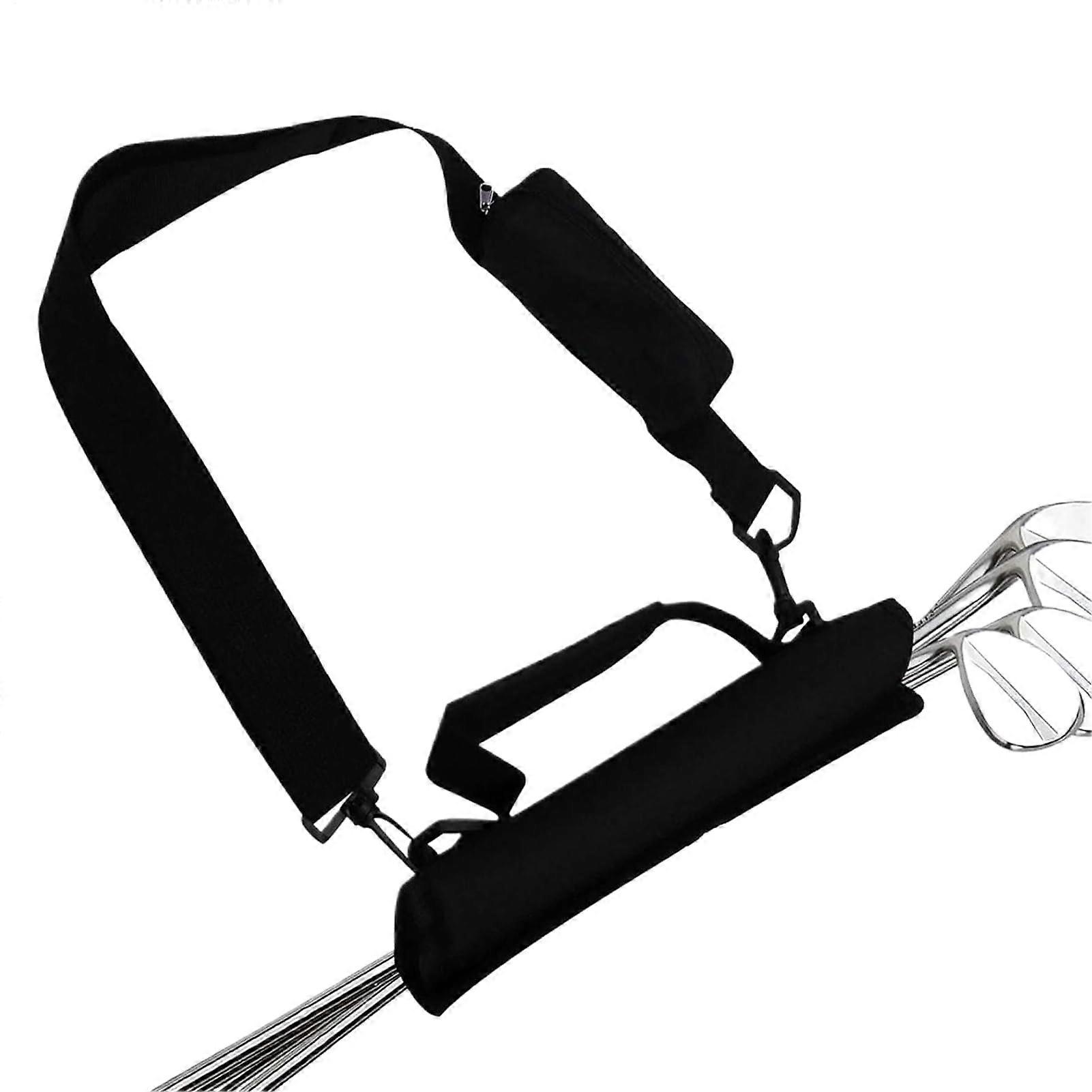 Golf Travel Bag Fits Multiple Clubs, Adjustable Lightweight Case, Waterproof For Air Travel And Range