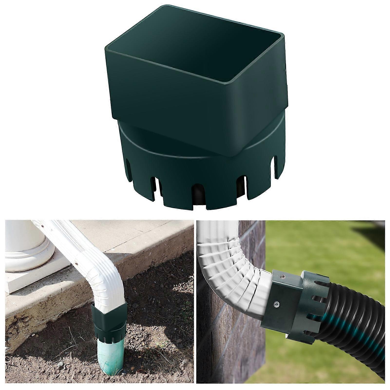 Washranp Downspout Adaptor,Plastic Easy Installation Drain Pipe Extender Connector