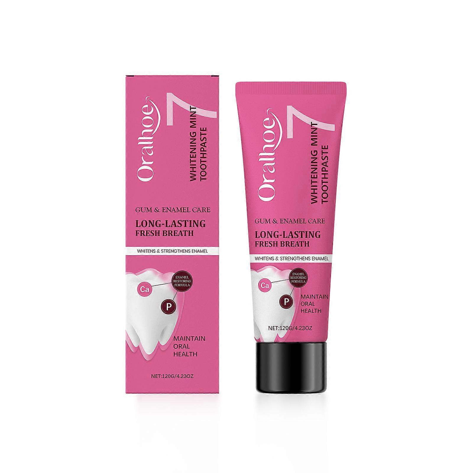 Oralhoe Peppermint Toothpaste Gently Cleans And Protects Teeth On A Daily Basis, Removes Stains And Tartar, And Keeps Teeth Fresh And Bright