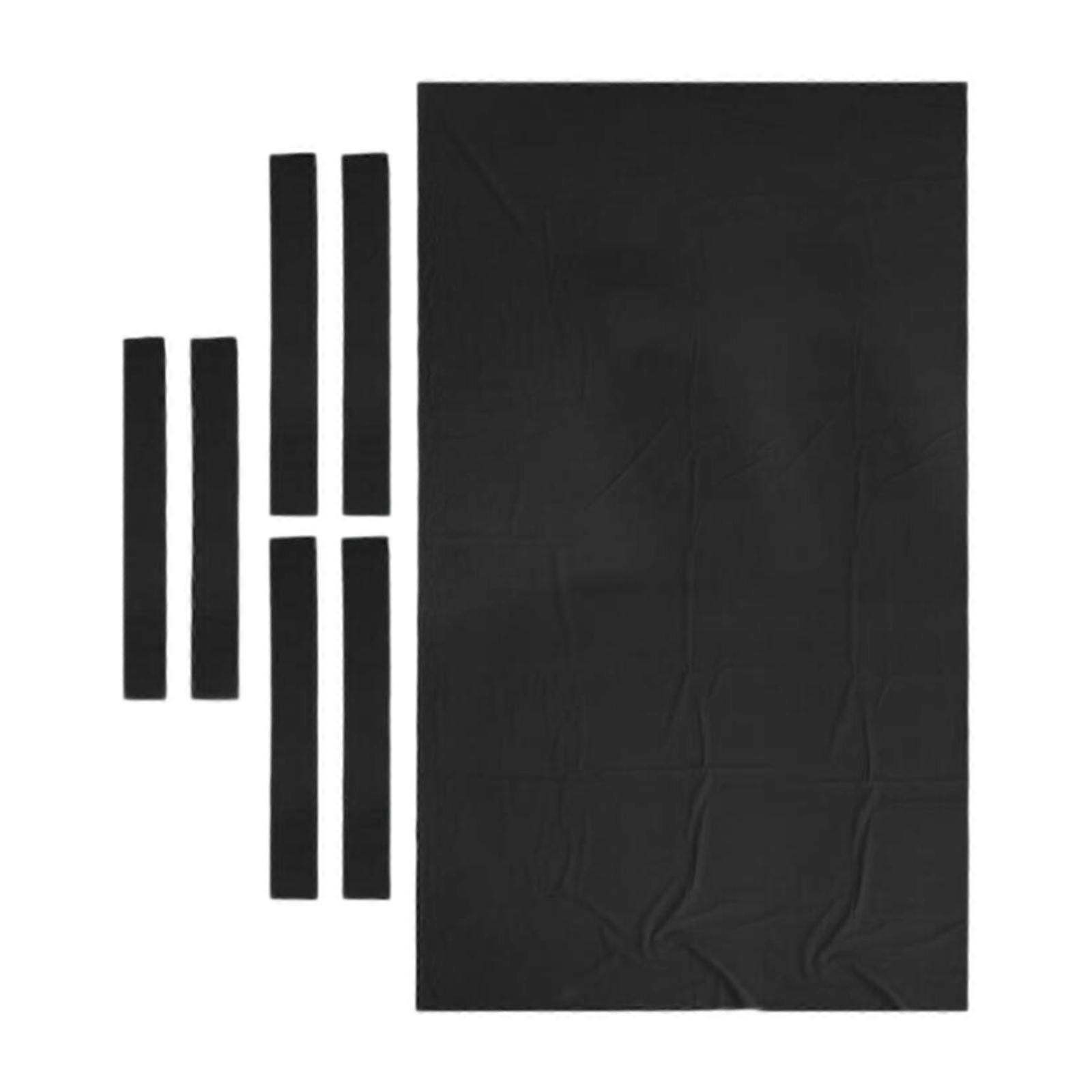 Billiards Pool Tablecloth and 6 Pcs Strips Wool Blend Indoor Pool Tablecloth for 9ft Table