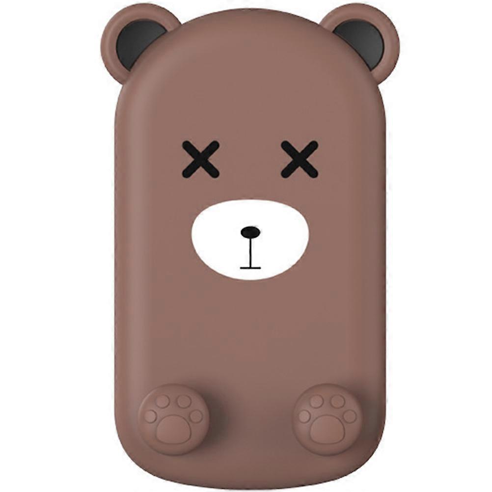 5Pcs Cartoon Design Desktop Phone Stand Bear Shape Watching Videos Size 4.64X2.63X1.38in Screen Occlusion Minimization