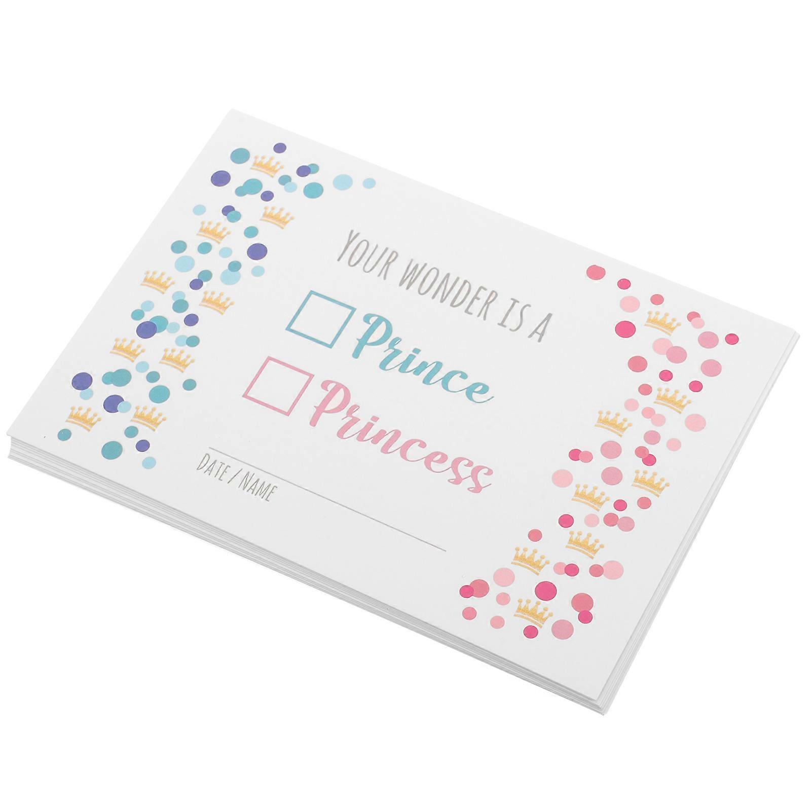 Congratulations Greeting Cards 40 Pcs Baby Shower Party Invitation Write Wishes Assorted Color