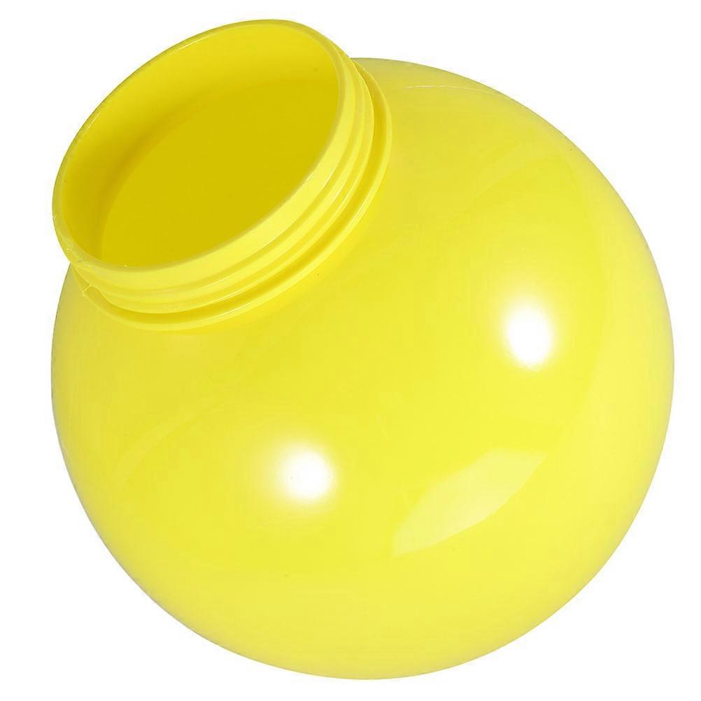 Round Lamp Shade Replacement 4Pcs Acrylic Outdoor Lamp Post Light Fixture Yellow