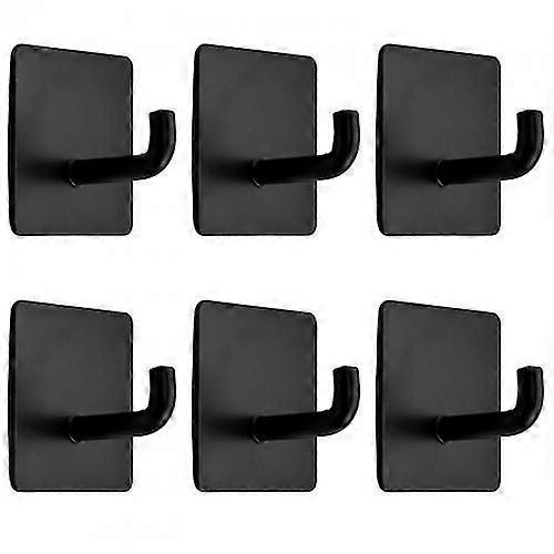 J Shaped Robe Hooks For House 6pcs