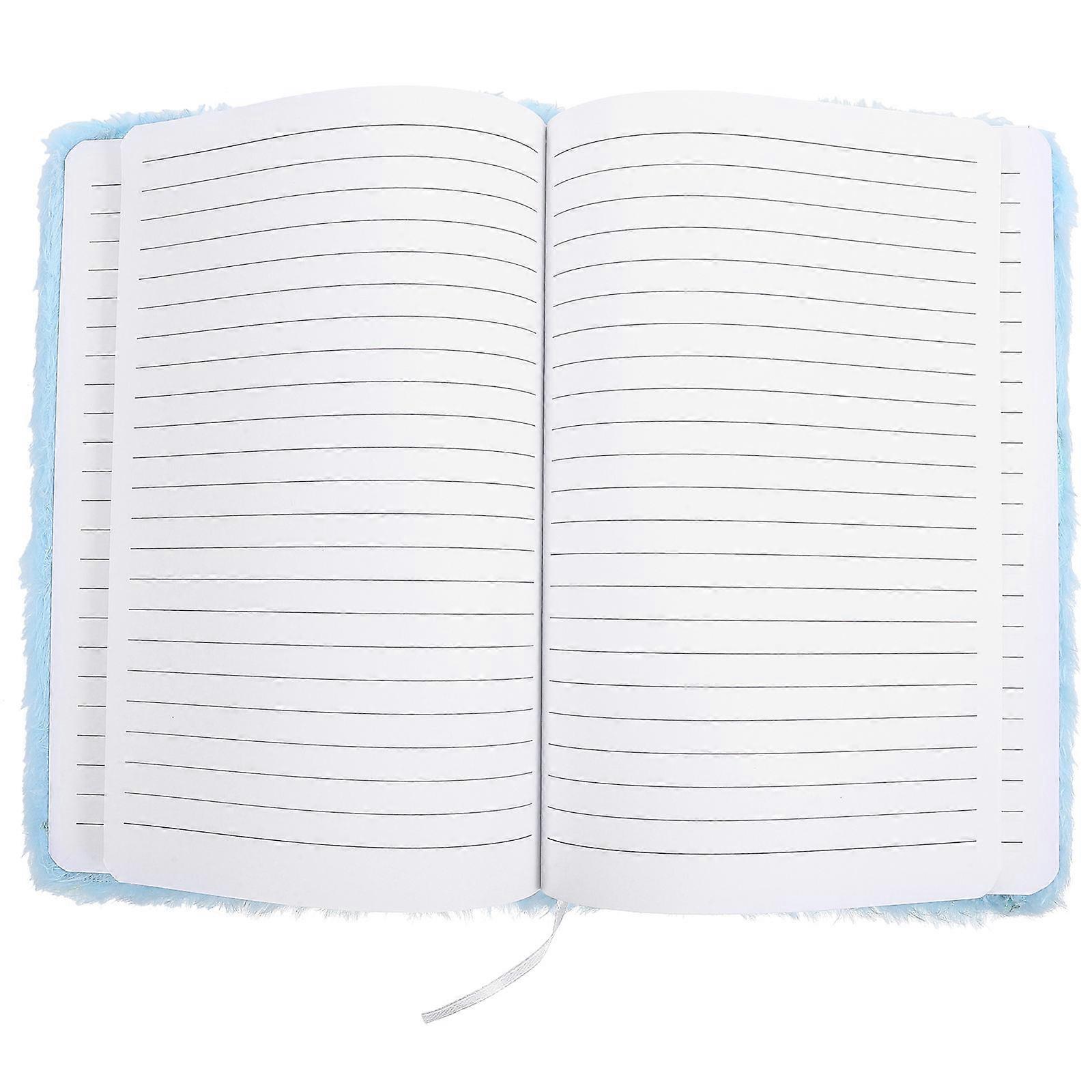 Decorative Fluffy Cover Notebook for Taking Notes 4Pcs Portable Writing Journal