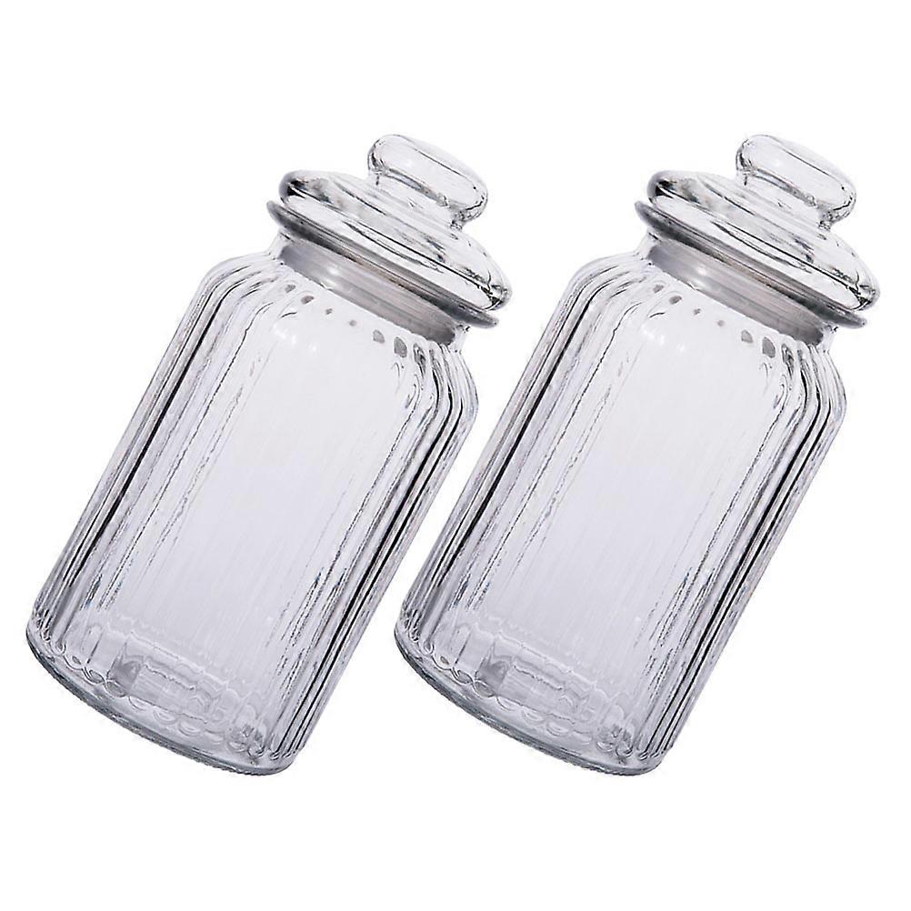 Glass Sealing Jars for Pickles Storage 4Pcs Transparent Storage Bottles