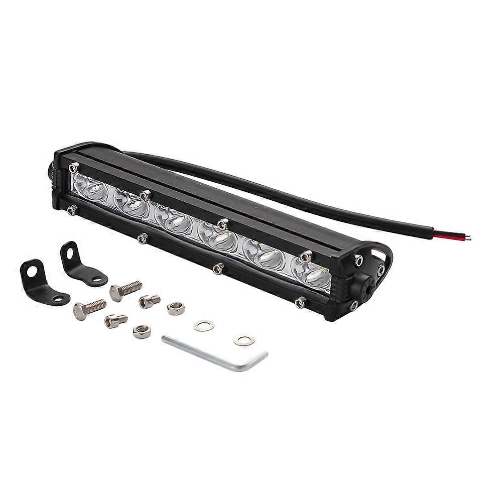 Strobe Beacon Light 8Inches Ultra-thin Warning Light Emergency Situations Black 1Pcs