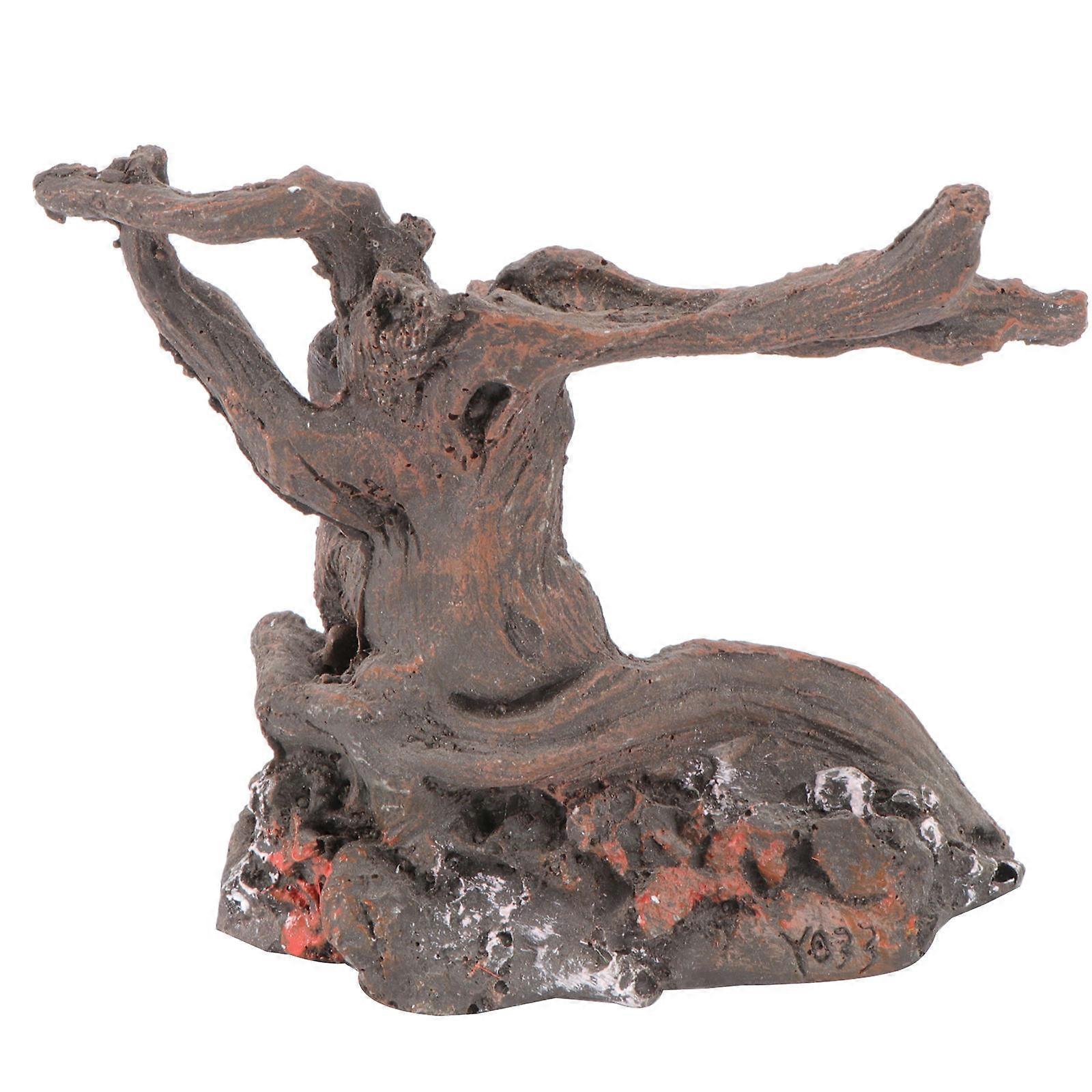 Fish Tank Adornment Tree for Resin Craft Decoration 2Pcs Micro Landscape Models