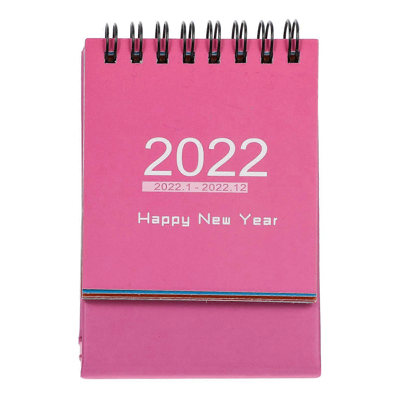 2022 Calendar Mini Desktop Paper Calendar for Home Use 1Pcs
