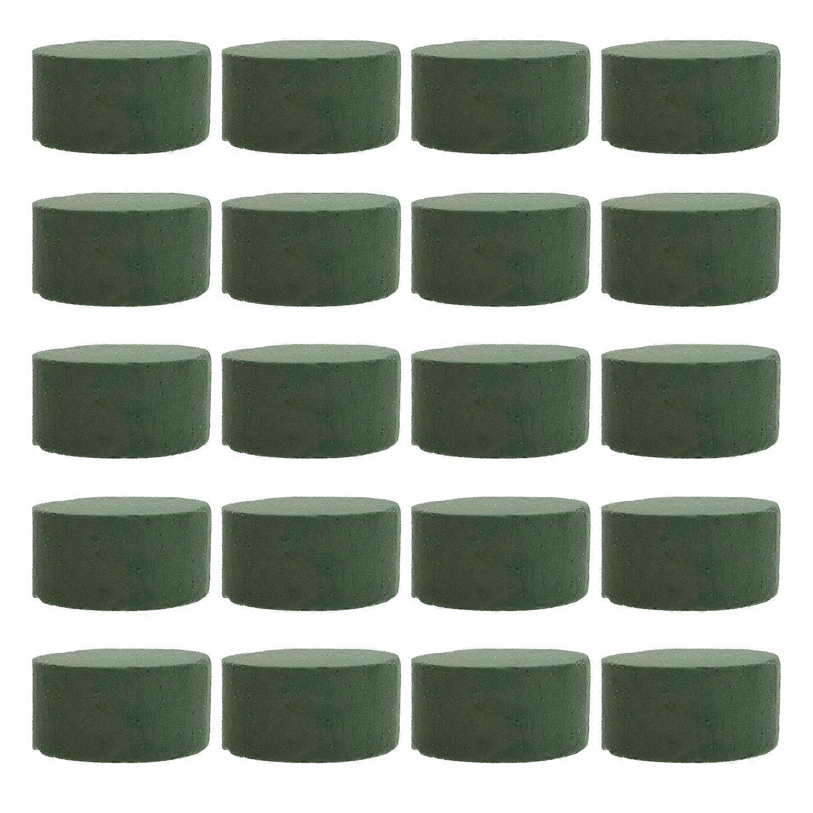 בסיסים לסידורי פרחים מחומר סינתטי לשימור קל לשימוש קישוט הבית 8x8x4 ס"מ חבילה של 20