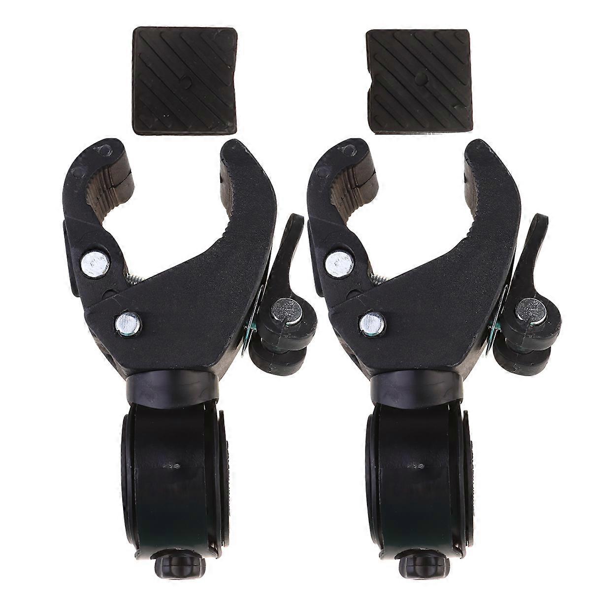 Bike Handlebar Flashlight Bracket for Bike 4Pcs Plastic Headlight Holder