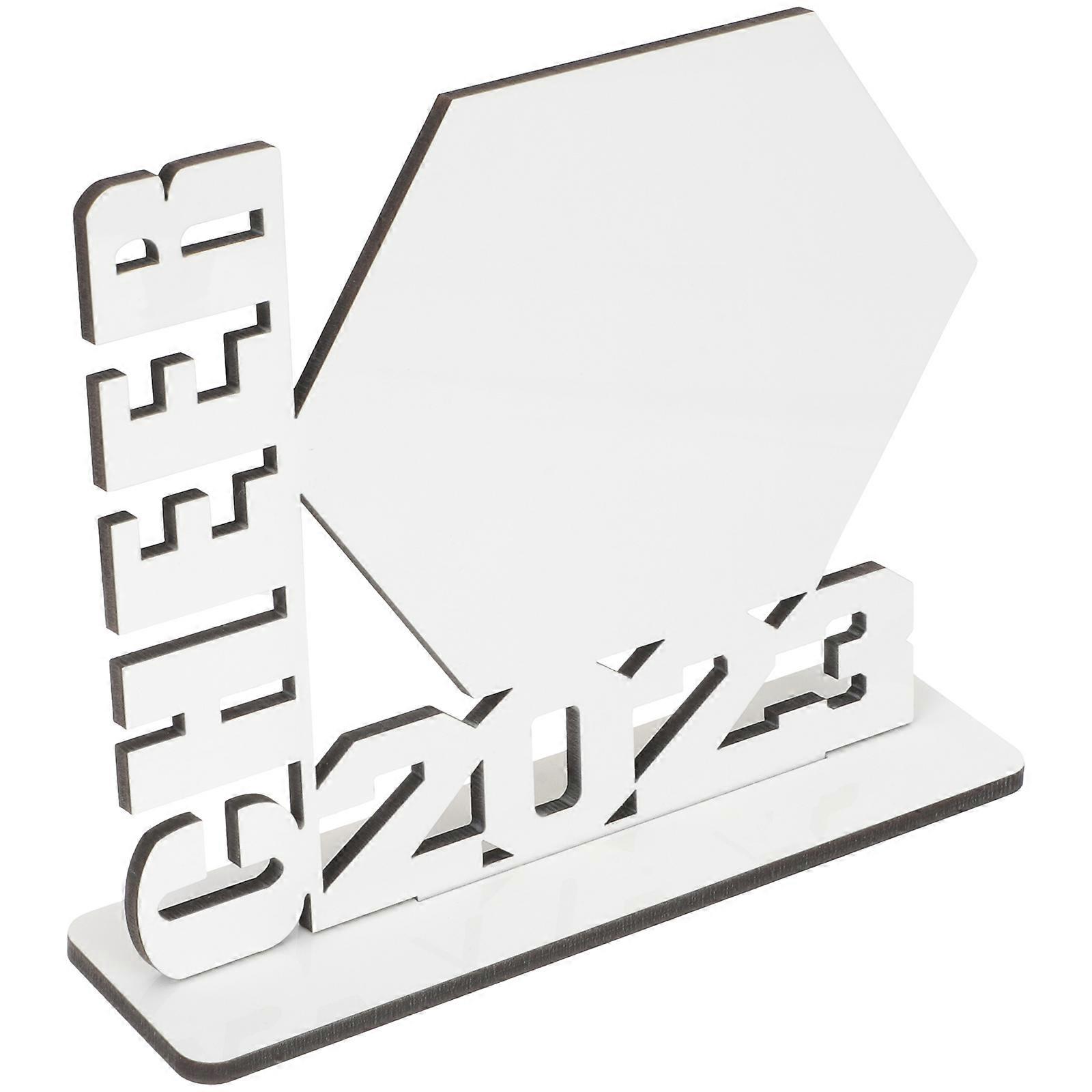 Wooden Graduation Photo Frame Sublimation for Table Centerpiece