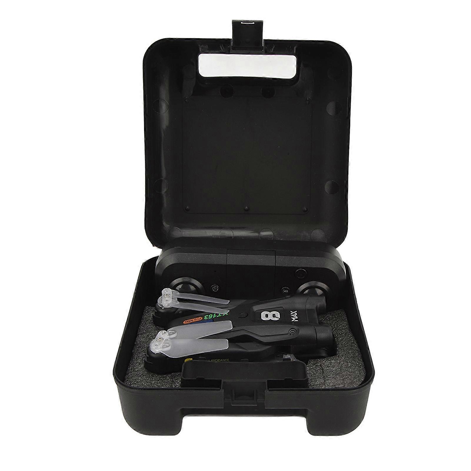 RC Drone with LED Light HD Dual Camera 50x Zoom Intelligent Obstacle Avoidance Gravity Sensing Foldable Quadcopter for Adults Kids Beginners