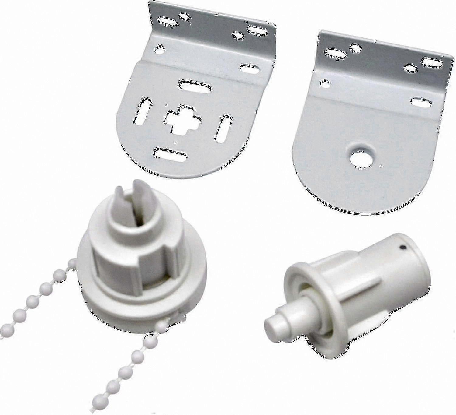 Roller Blind Fixing Kit with 32mm Mechanism, Chain, and Metal Bracket, Supports Up to 5kg Weight Capacity