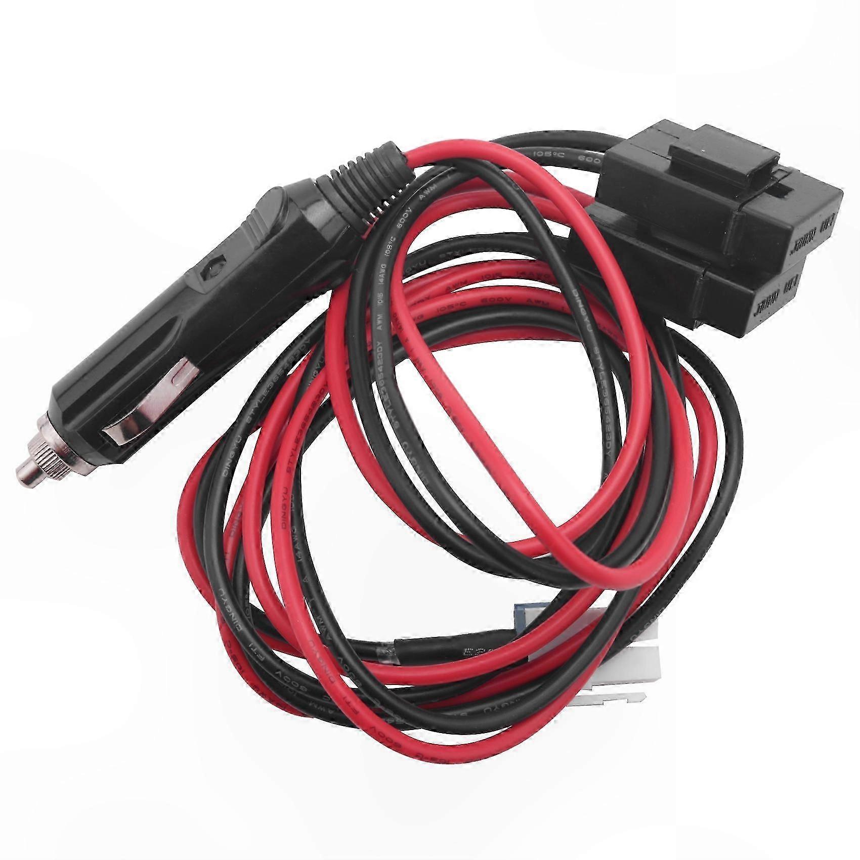 Ham Radio Power Cable for Car Cigarette Lighter Adapter - Compatible with Yaesu and ICOM Models
