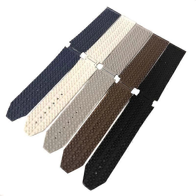 Compatible with Hublot Big Bang silicone watch strap tire pattern rubber watch strap 25X17X22mm