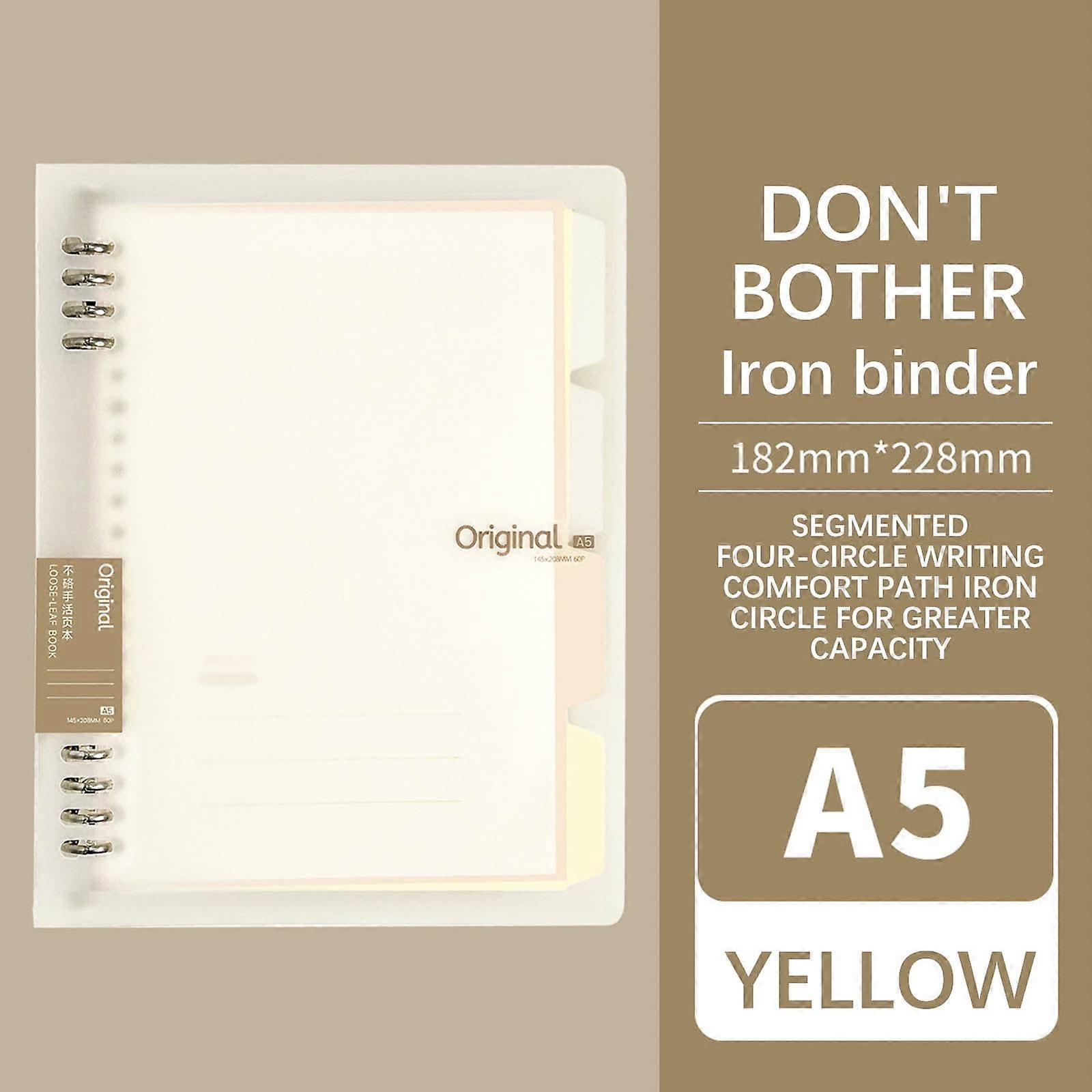 B5 Loose Leaf Notebook With Thickened Skin Feel Student Notebook