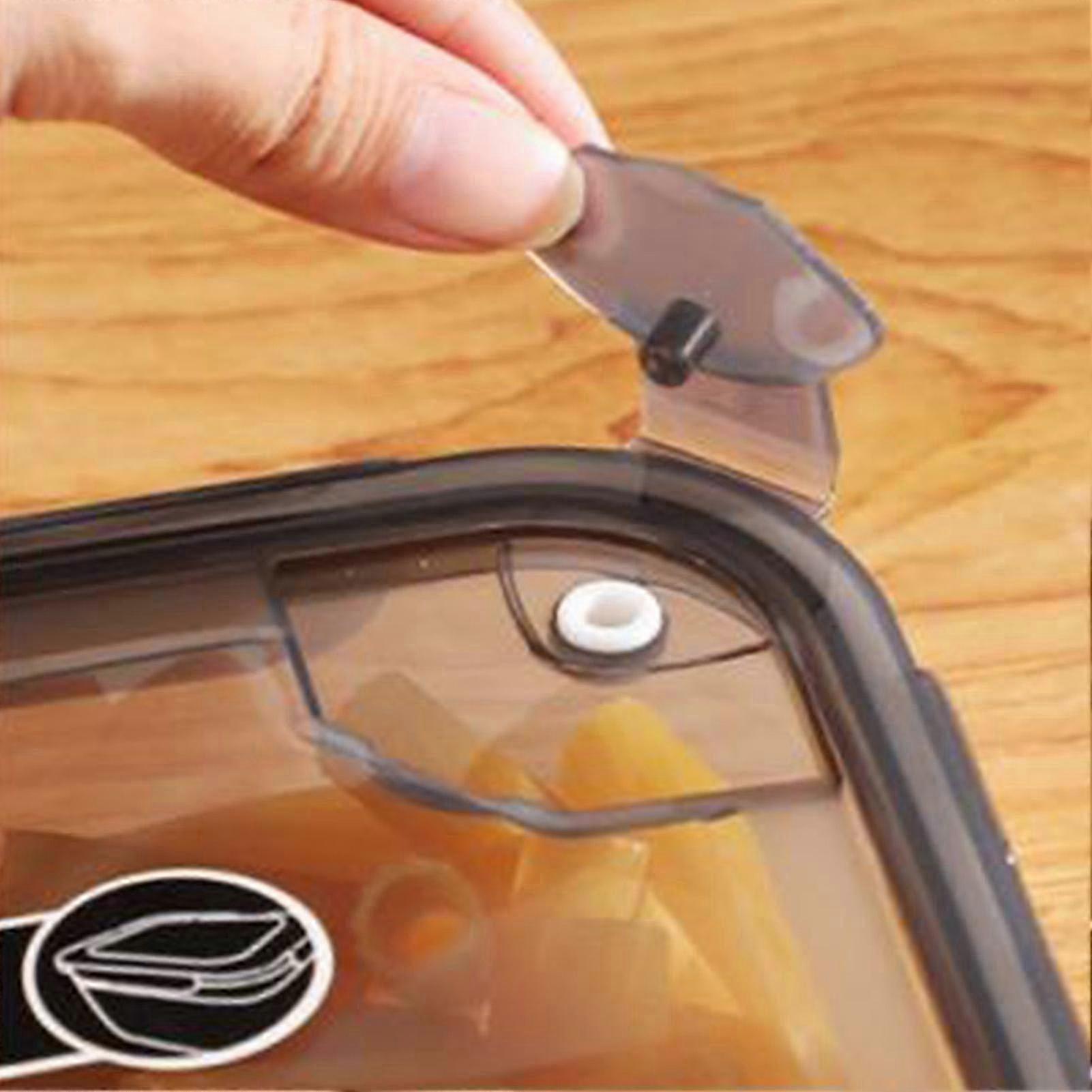Airtight Freezer-Safe Food Container, Transparent Plastic Bento Box for Kitchen Storage
