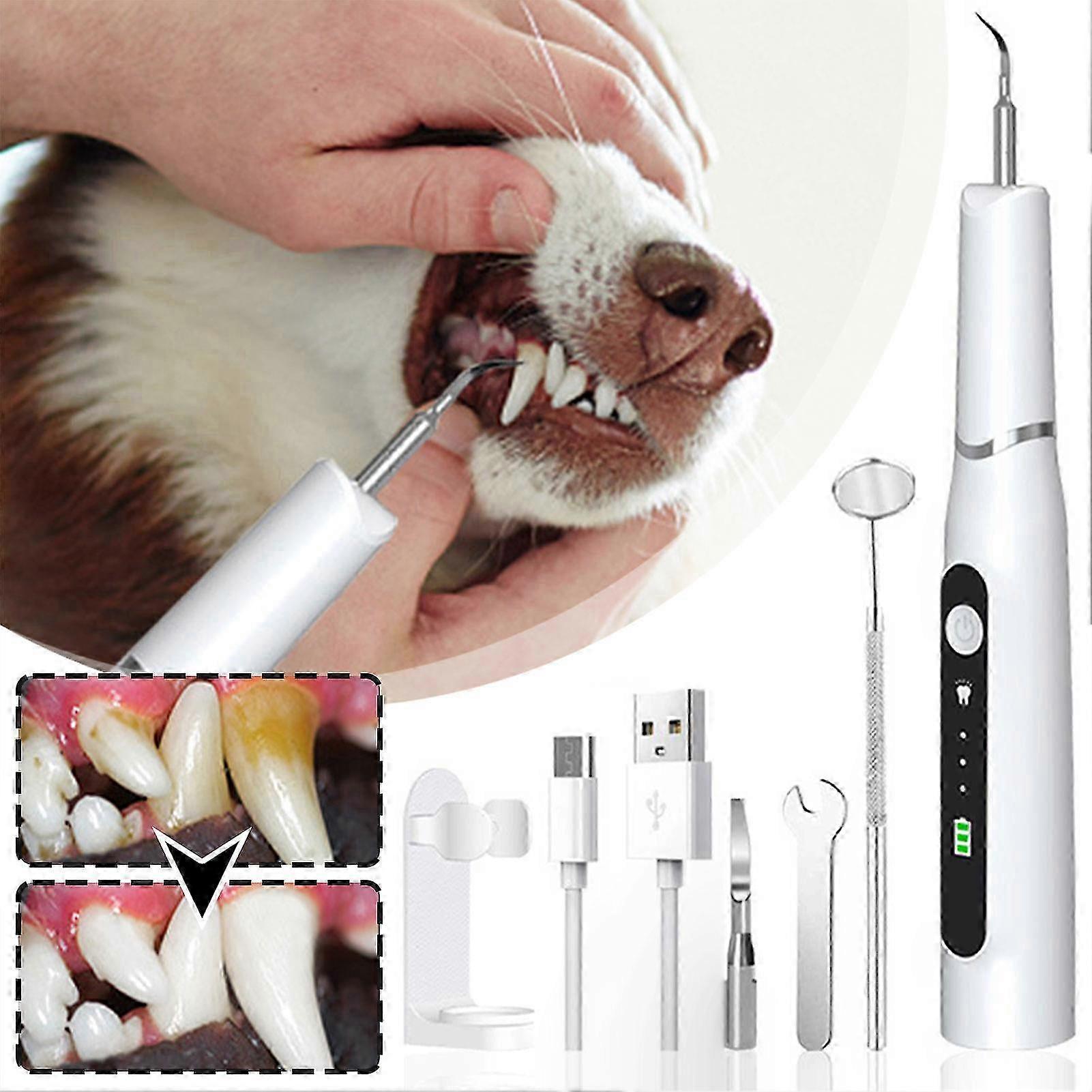 Ultrasonic Dog Teeth Cleaner - Safe, Effective, & Easy to Use for Better Oral Hygiene