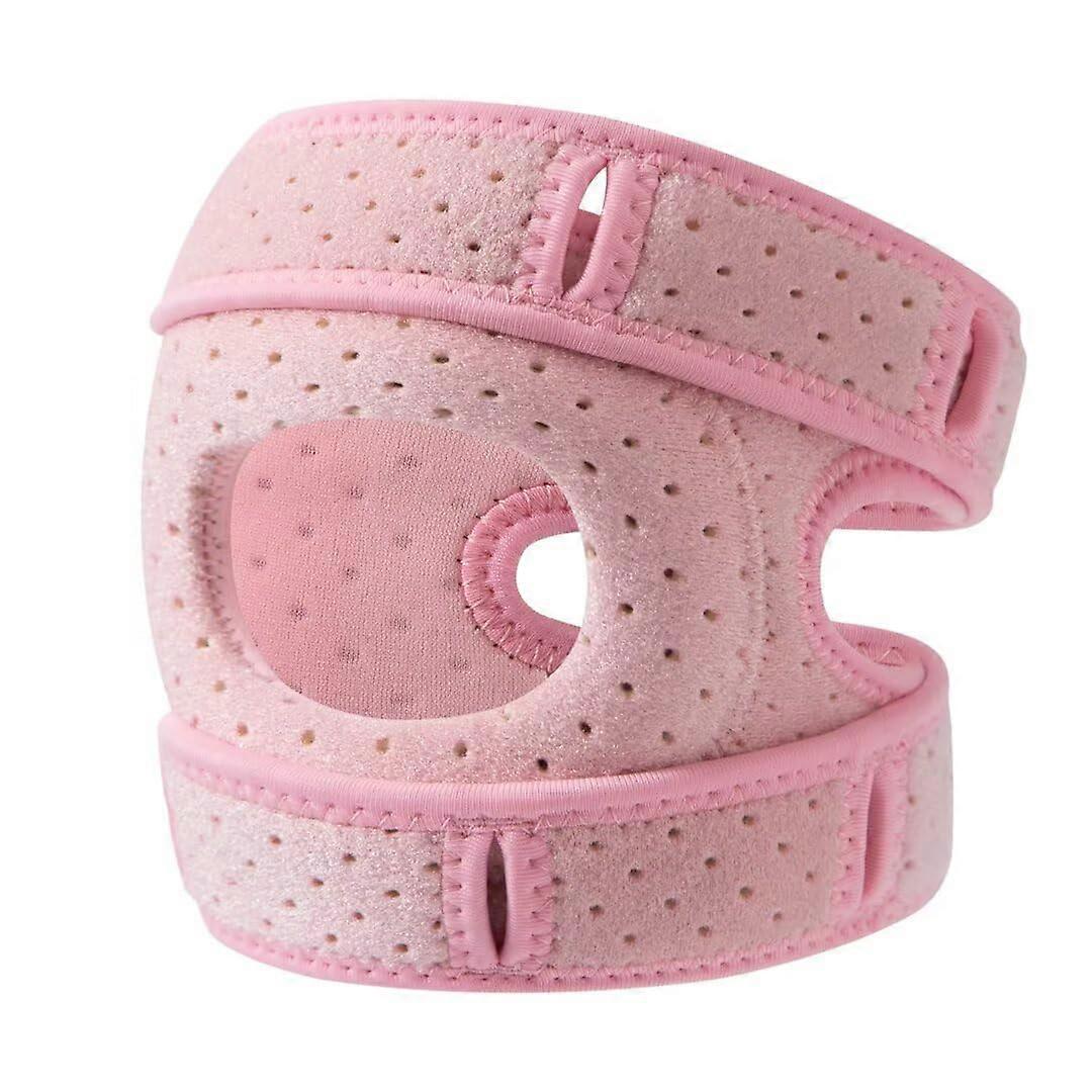 Knee Brace Pain Relief Size Small Pink Adjustable Straps Patella Support