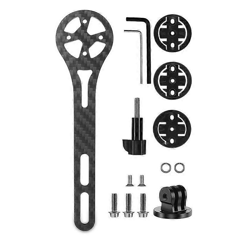 WEST BIKING Carbon Fiber Bicycle Computer Extension Bracket for Sports Cameras