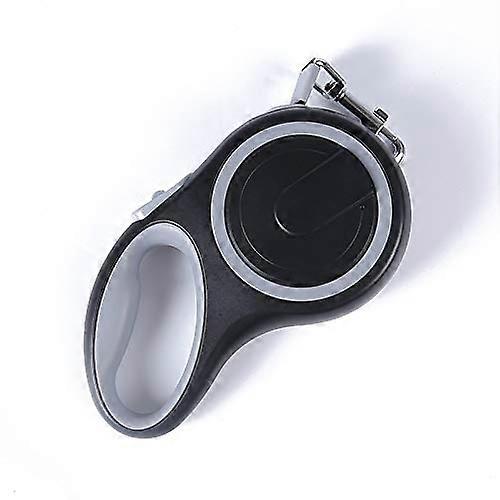 Tangle, Retractable Dog Lead, AntiSlip Handle, 8M/26FT Reflective Nylon Tape, OneHanded Brake Pause Lock, Grey