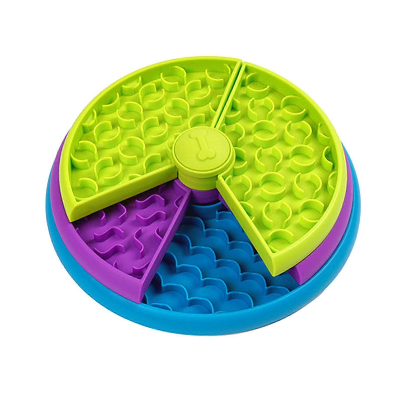 Pet Slow Food Bowl 13mm Depth Non-Slip Chassis Pet Slow Feeder Three-Layer Maze Design Slow Feed Dog Bowl