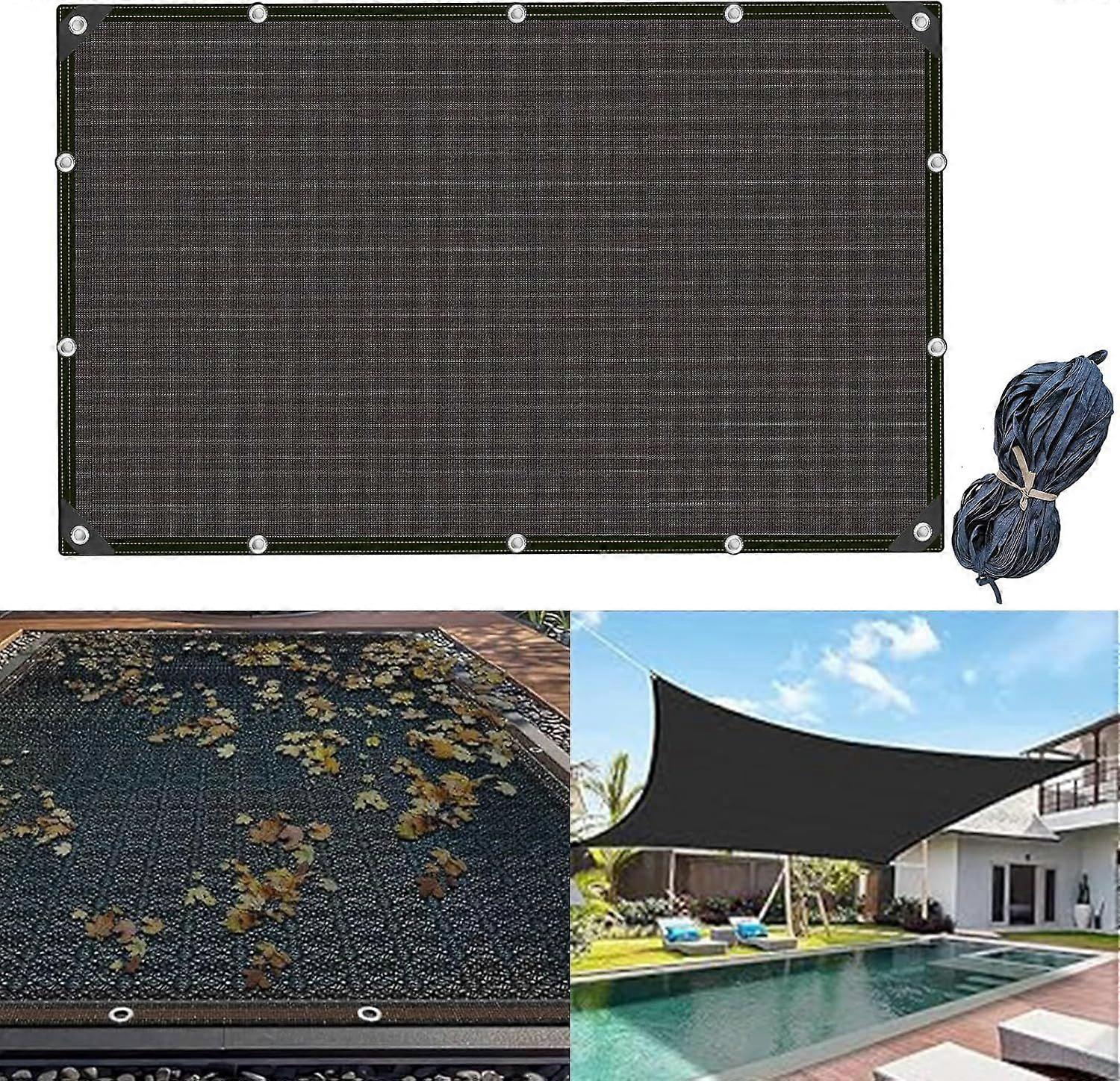 SeraphinaT 12x24 FT Pool Leaf Net Cover for Inground Pools, Rectangle Pool Net