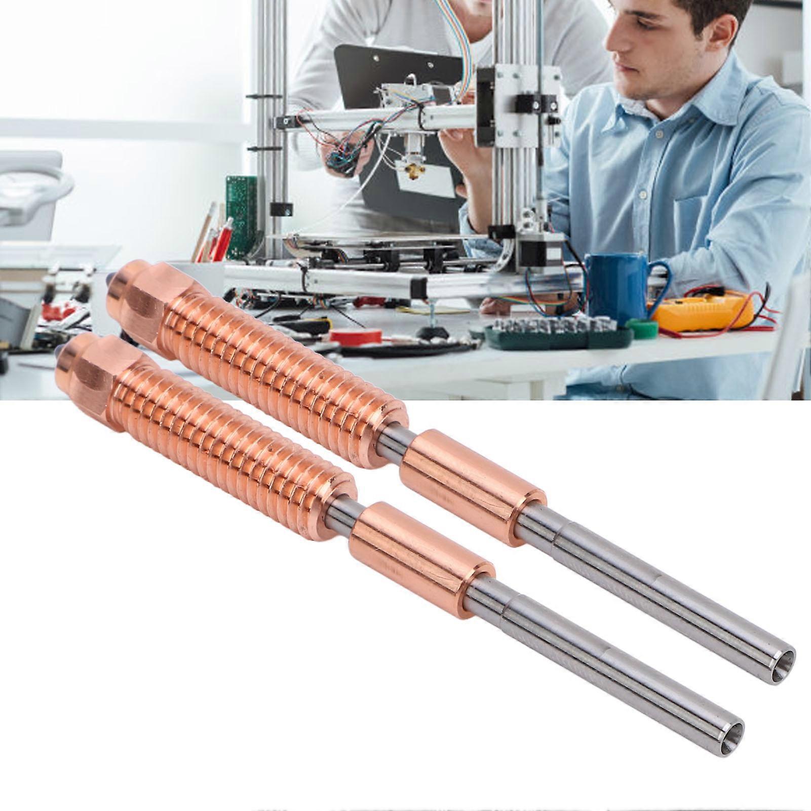 2 Pcs Quick Swap Nozzle 0.4mm Copper Alloy Hardened Steel Integrated Nozzle with Ti Alloy Heat Break for K1 