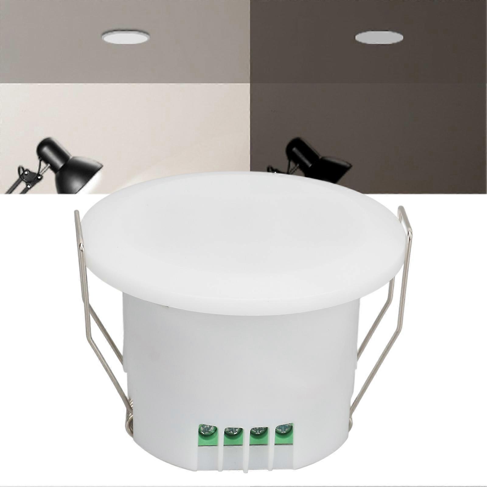 AC220V/110V Millimeter Wave Presence Sensor Adjustable 24GHz Motion Detection Ceiling Light Switch for Home