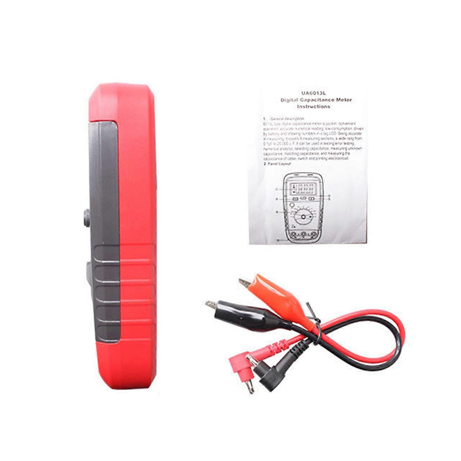 Capacitance Meter with Input Overloading Protections Small  Designs Multimeter for Easy Carrying by Professional Multicolor