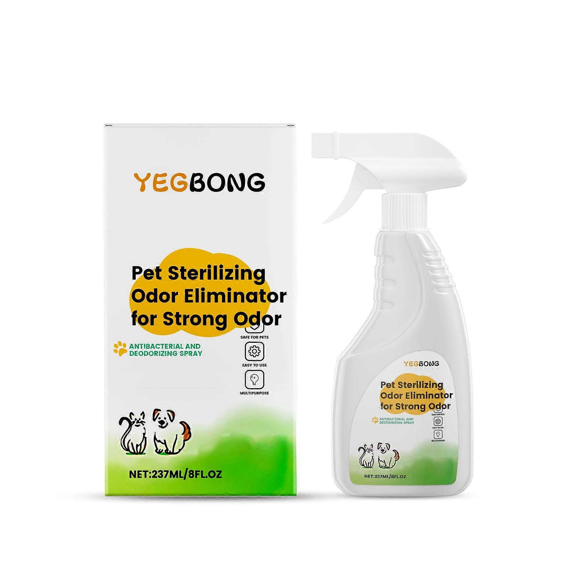 Yegbong Pet Deodorizing Spray For Indoor Cleaning, Eliminating Odors And Refreshing The Environment. It Is A Universal Rotary Nozzle For Cats, Dogs An