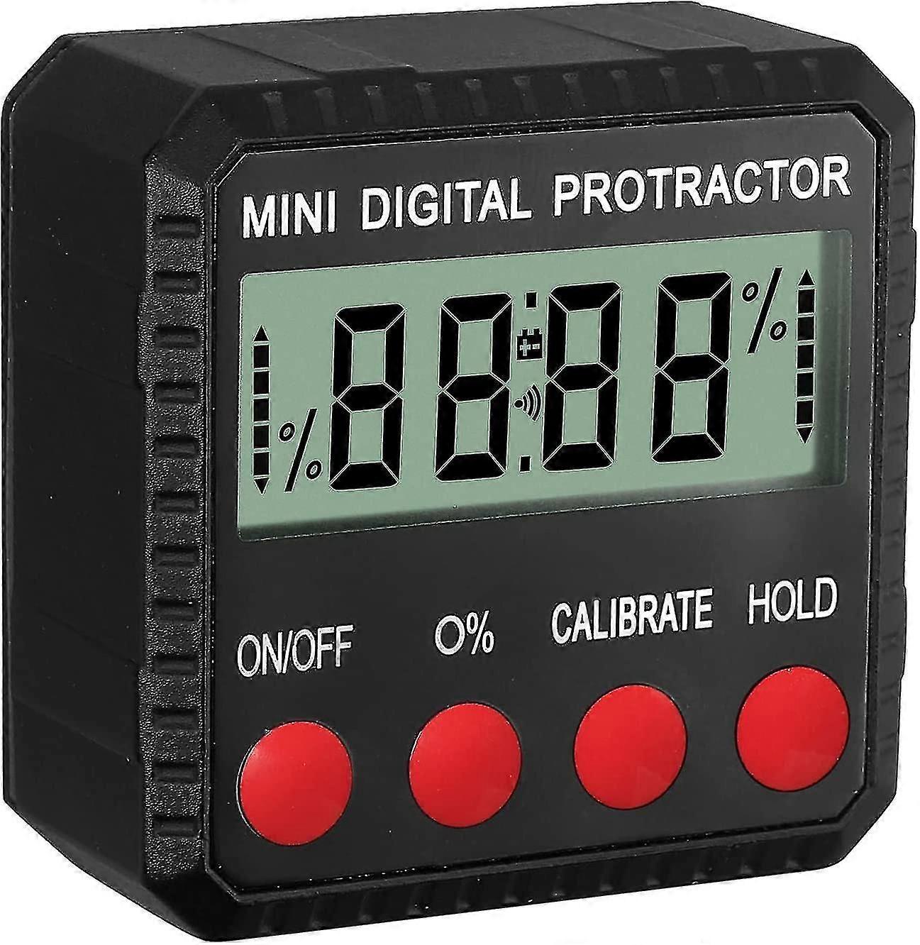 Digital Inclinometer Protractor 4*90precise Level Box With Magnetic Base Backlight Angle Finder Bevel Level For Woodworking Construction Machinery